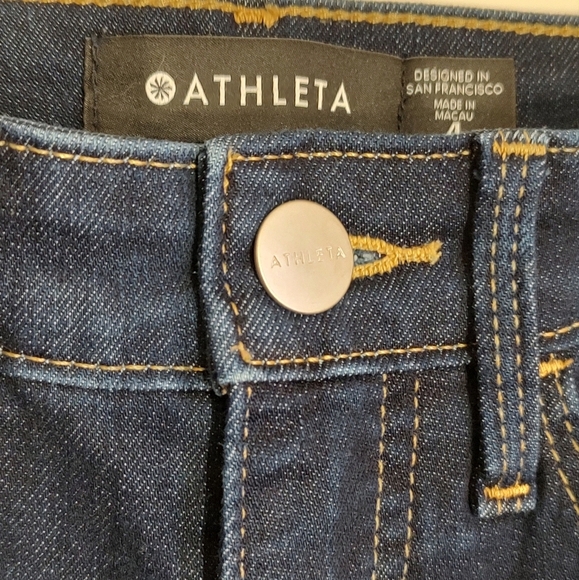 Athleta Women's Dark Blue Skinny Jeans - Picture 4 of 8